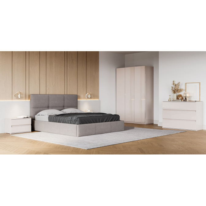 Комплект в спальню 3Дв Лилу / Lily Глянец Кашемир MiroMark