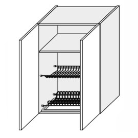 Кухонна секція Валенсія верхня 60ВС/900 2дв Сушка VL-564W/9003 MiroMark