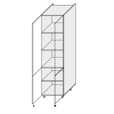 Кухонная секция Пенал Миллениум 60П/2140 Левая ML-760W/9003L MiroMark