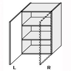 Кухонная секция Миллениум WG верхняя 60В/720 1дв Левая ML-460W/01L MiroMark