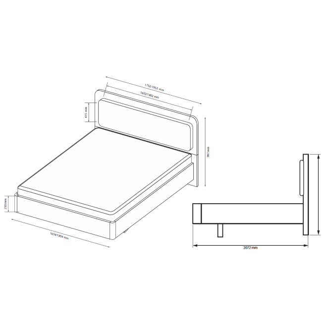 Комплект спальні Белладжіо 6Дв Шафа 6Дв Ліжко 1,6 БК Тумба 2Шх 2шт Комод 4Шх Дзеркало MiroMark купити