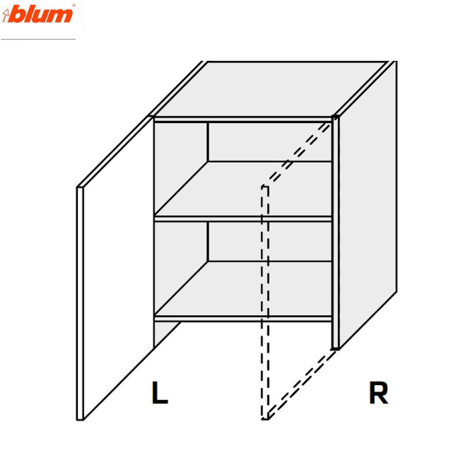Кухонная секция Винтаж верхняя 60ВВТ/860 1дв Вытяжка Телескоп Pro Blum Левая VN-478W/9003L MiroMark
