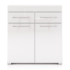 Комод 2Дв 2Ящ Аманда / Amanda Глянец Белый MiroMark AN-62-WB