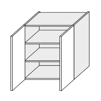 Кухонна секція Лео верхня 80В/720 2дв LE-480W/06 MiroMark