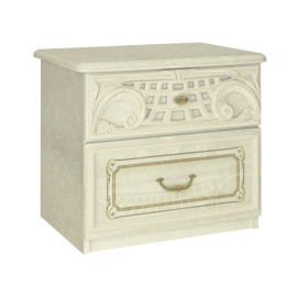 Тумба прикроватная 2Ящ Реджина / Regina Радика Беж MiroMark RG-52-RB