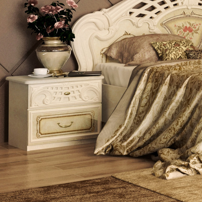 Тумба прикроватная Реджина 2Шх MiroMark купить