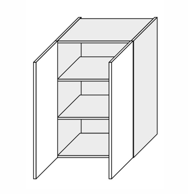 Кухонная секция Глори верхняя 80В/900 2дв GL-580W/01 MiroMark