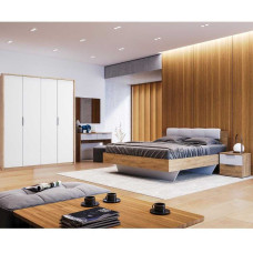 Модульна спальня Асті / Asti Глянець Білий - Дуб Крафт MiroMark