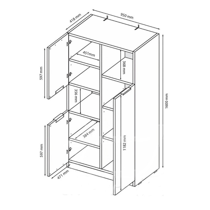 Пенал Луна Джуниор 3Дв MiroMark купить