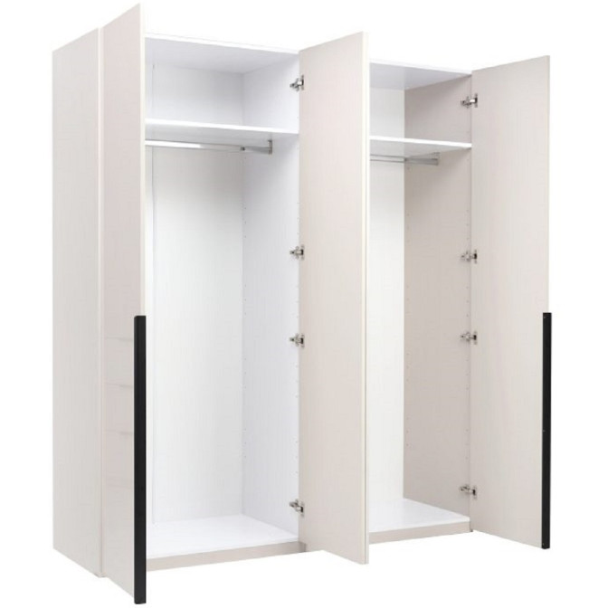 Шкаф 4Дв Лори / Lory Глянец Кашемир MiroMark LR-24-GC