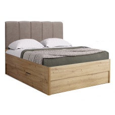 Кровать с ящиками для белья 1,2х2,0 Тедди / Teddy Дуб Артизан MiroMark TD-32-OA