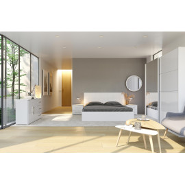 Модульна спальня Фемелі / Family Глянець Білий MiroMark