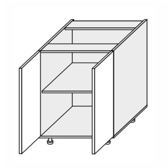 Кухонна секція Глорі нижня 80Н/820 2дв GL-080W/01 MiroMark