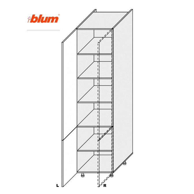 Кухонная секция Миллениум WG Пенал 60П/2320 Pro Blum Левая ML-863W/01L MiroMark 