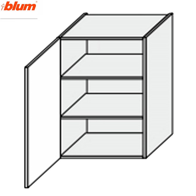 Кухонная секция Валенсия верхняя 60В/900 1дв Pro Blum VL-566W/9003 MiroMark