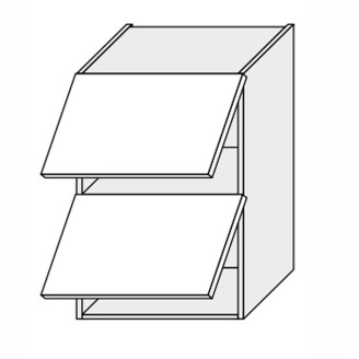 Кухонная секция Глори верхняя 80В/900 2дв Газ Лифт GL-581W/01 MiroMark