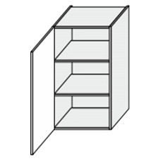 Кухонная секция Мери верхняя 40В/720 1дв MR-440W/9003gl MiroMark