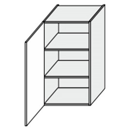 Кухонная секция Мери верхняя 40В/720 1дв MR-440W/9003gl MiroMark