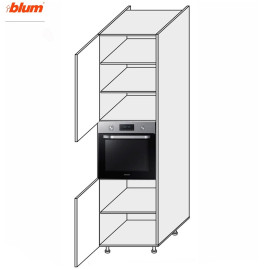 Кухонная секция Мери Пенал 60ПД/2320 Духовка Pro Blum MR-866W/9003gl MiroMark