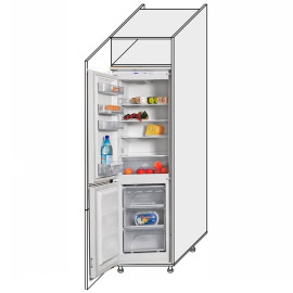 Кухонна секція Мері Пенал 60ПХ/2320 Холодильник MR-862W/9003gl MiroMark