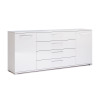 Комод 2Дв 4Ящ 1,9м Фемелі / Family Глянець Білий MiroMark FM-169-WB