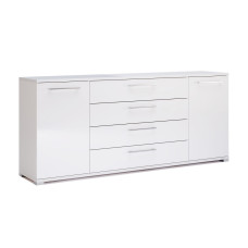 Комод 2Дв 4Ящ 1,9м Фемелі / Family Глянець Білий MiroMark FM-169-WB