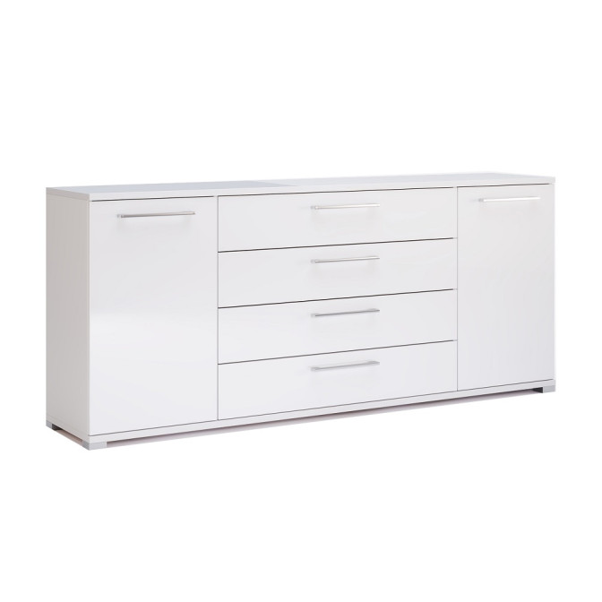 Комод 2Дв 4Ящ 1,9м Фемелі / Family Глянець Білий MiroMark FM-169-WB