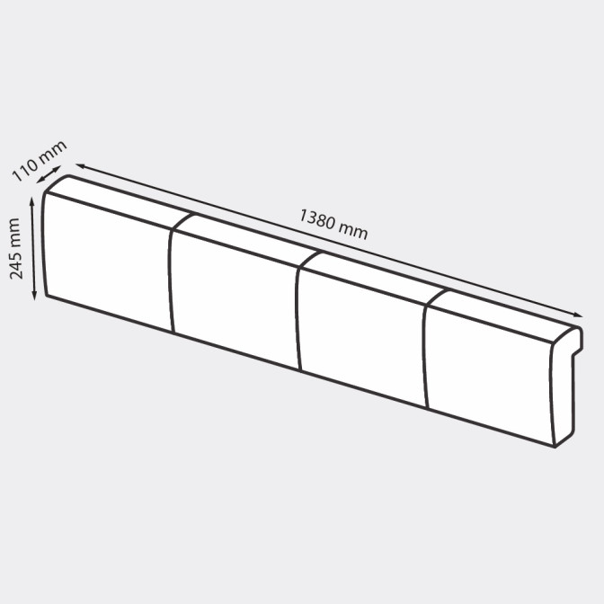 Мягкая часть кровати 1,6х2,0 Тибо / Tibo MiroMark TB-37-WM