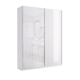 Шафа-купе 1,5x2,4 Віва / Viva Глянець Білий MiroMark VV-83-WB