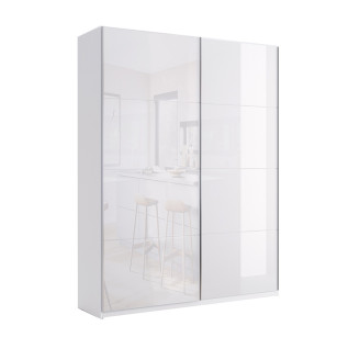 Шкаф-купе 1,5x2,4 Вива / Viva Глянец Белый MiroMark VV-83-WB