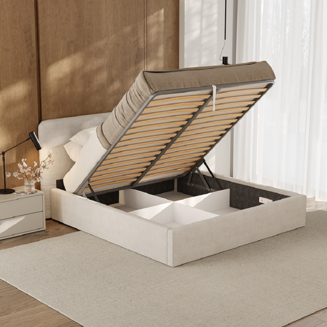 Кровать Мягкая обивка с подъёмным механизмом 1,6x2,0 Амелия / Amelia MiroMark SF-46-AL