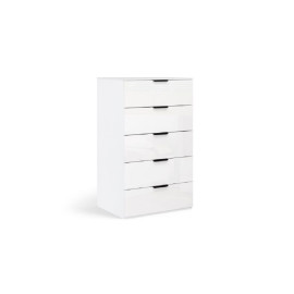 Комод 5Ящ Мила / Mila Глянец Белый MiroMark MA-65-WB