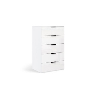 Комод 5Ящ Мила / Mila Глянец Белый MiroMark MA-65-WB