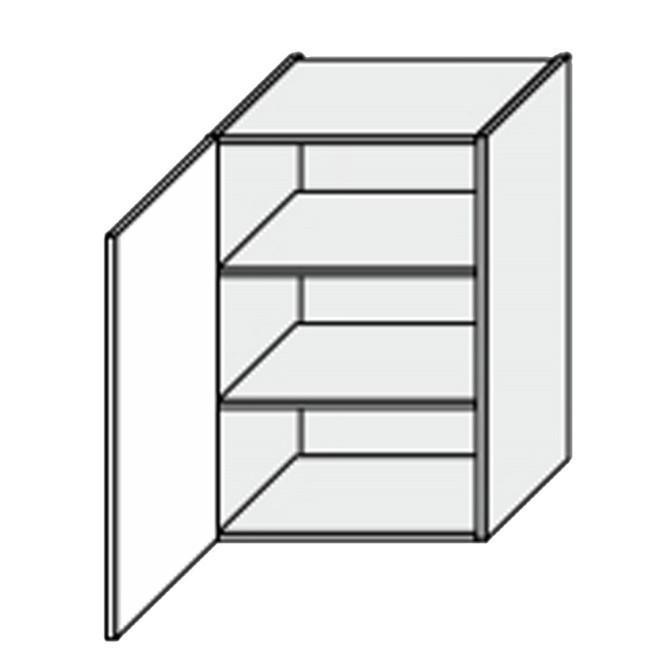 Кухонна секція Мері верхня 50В/720 1дв MR-450W/9003gl MiroMark