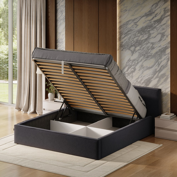 Кровать Мягкая обивка с подъёмным механизмом 1,8х2,0 Дуо / Duo MiroMark SF-48-DU