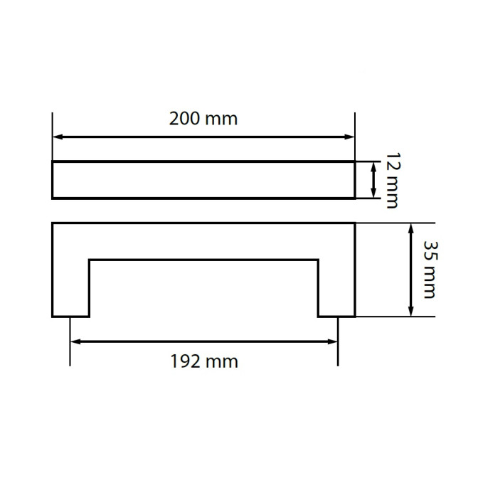 Ручка металлическая СС-192мм HL-20-NK MiroMark