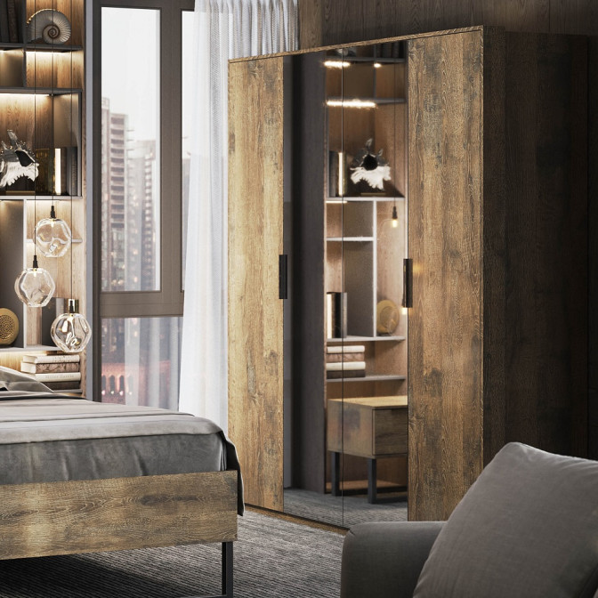 Шафа Квадро 4Д із дзеркалами MiroMark купити