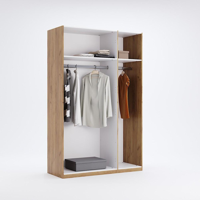 Шафа Нікі 3Дв Білий Глянець з дзеркалом MiroMark купити