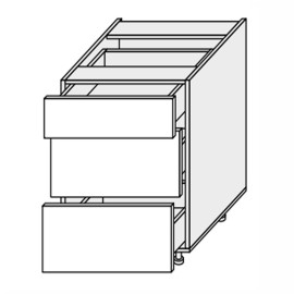 Кухонная секция Глори нижняя 40Н3ШХ/820 Телескоп GL-041W/01 MiroMark