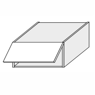 Кухонная секция Валенсия верхняя 80ВА/360 1дв Антресоль Газ Лифт VL-280W/9003 MiroMark