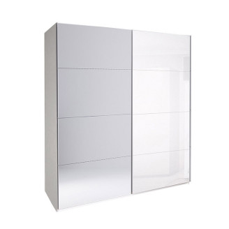 Шкаф-купе 2,5х2,1 с зеркалом Фемели / Family Глянец Белый MiroMark FM-27-WB
