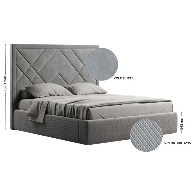 Кровать Мягкая обивка 1,8х2,0 Вива / Viva MiroMark SF-38-VV