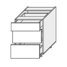 Кухонная секция Винтаж нижняя 40Н3ШХ/820 Телескоп VN-041W/9003 MiroMark