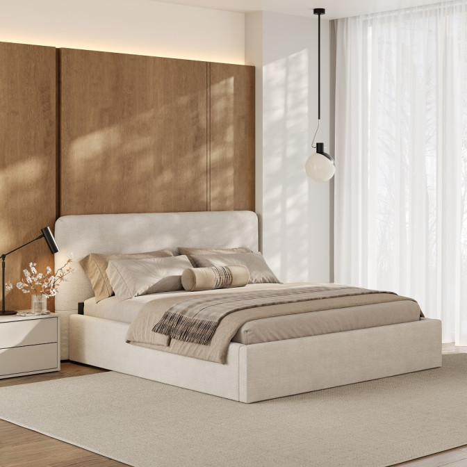 Кровать Мягкая обивка 1,6x2,0 Амелия / Amelia MiroMark SF-36-AL 