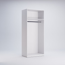 Шкаф Корпус 2Дв Идея / Idea Глянец Белый MiroMark ID-12-WB