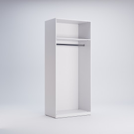 Шафа Корпус 2Дв Ідея / Idea Глянець Білий MiroMark ID-12-WB