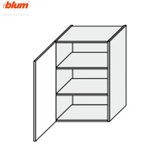 Кухонна секція Мері верхня 60В/900 1дв Pro Blum MR-566W/9003gl MiroMark