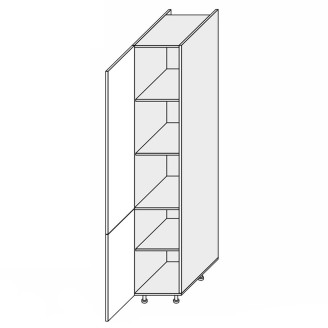 Кухонная секция Валенсия Пенал 40П/2140 VL-740W/9003 MiroMark Кухонная секция Валенсия Пенал 40П/2140 VL-740W/9003 MiroMark