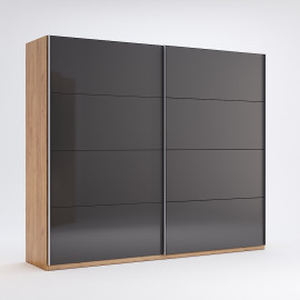 Шафа-купе 2500*2100 Місяць / Luna Дуб Крафт - Мат Лава MiroMark LN-25-LV