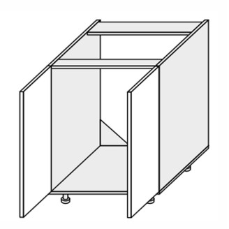 Кухонна секція Лео нижня 60НМ/820 2дв Мийка LE-068W/06 MiroMark